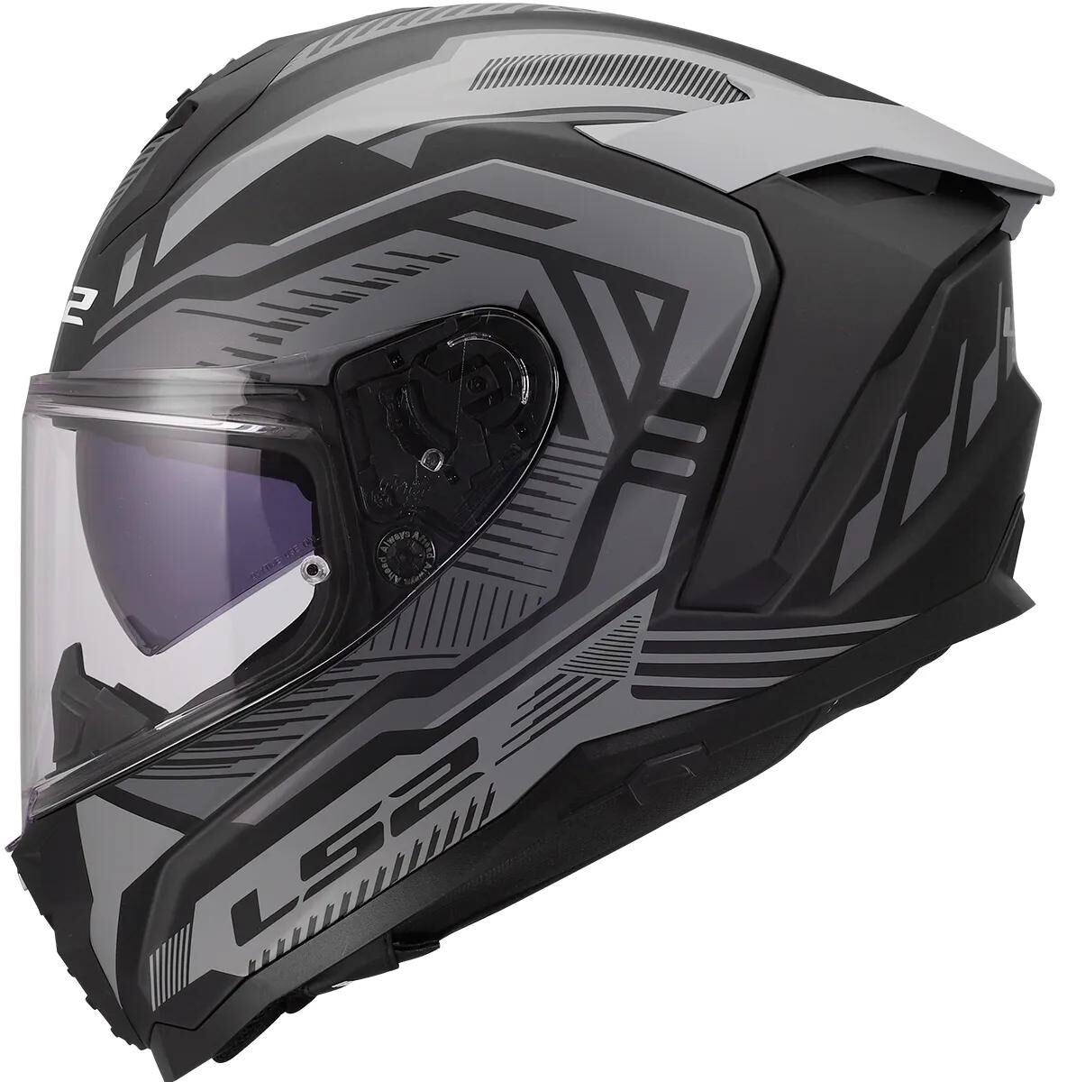 Ls2 integralhelm ff817 challenger ii dravix helmet ff817 challeng ii dravix matt gray l