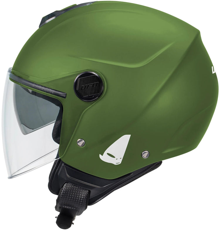 Ufo plast jethelm nixie helmet ufo nixie jet matt green gr. m
