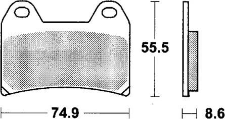 Trw remblokken mcb 683 brake pads carbon mcb 683 crq