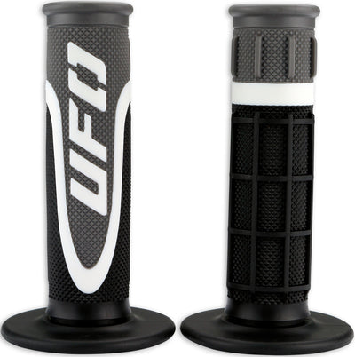 Ufo plast griffgummi axiom rubber grip pair ufo black white grey