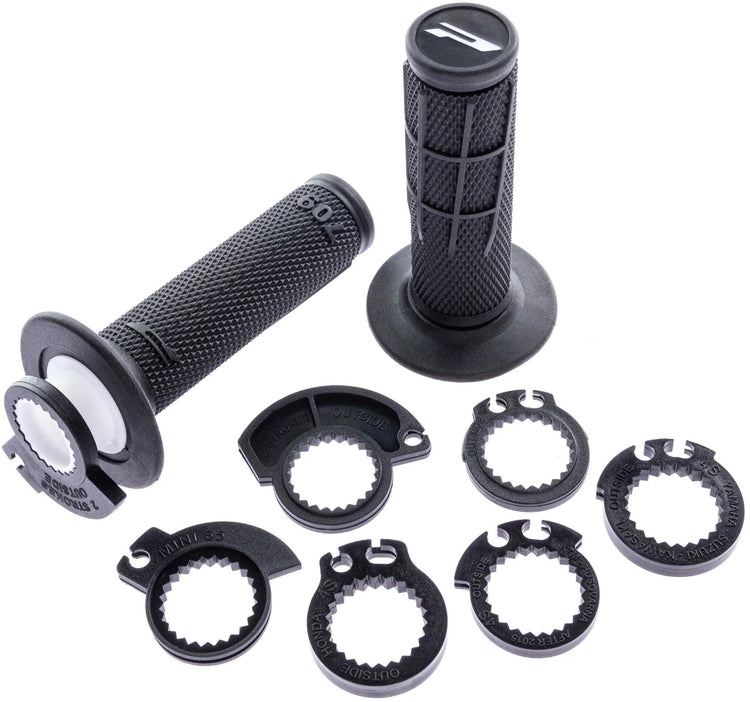 Progrip rubber handvat 709 scs throttle grip scs sw 115mm closed