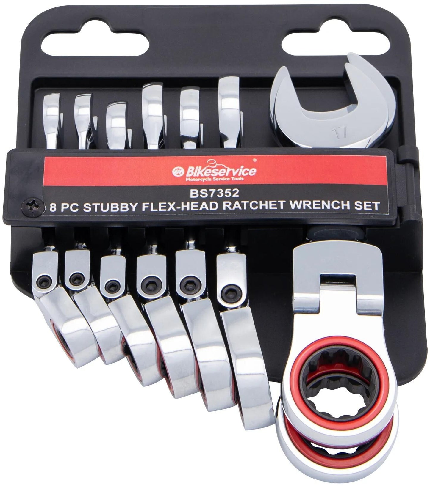Bikeservice ratelsleutelset ringrtschmaulschlstz bst 8pcs angled short