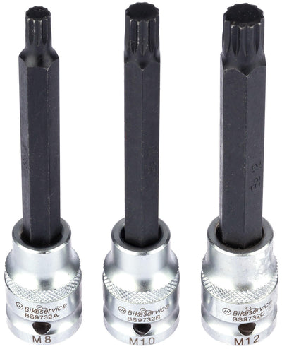 Bikeservice schraubendrehereinsatz stkschlein stossdaemp bst spline 1 2 3pcs