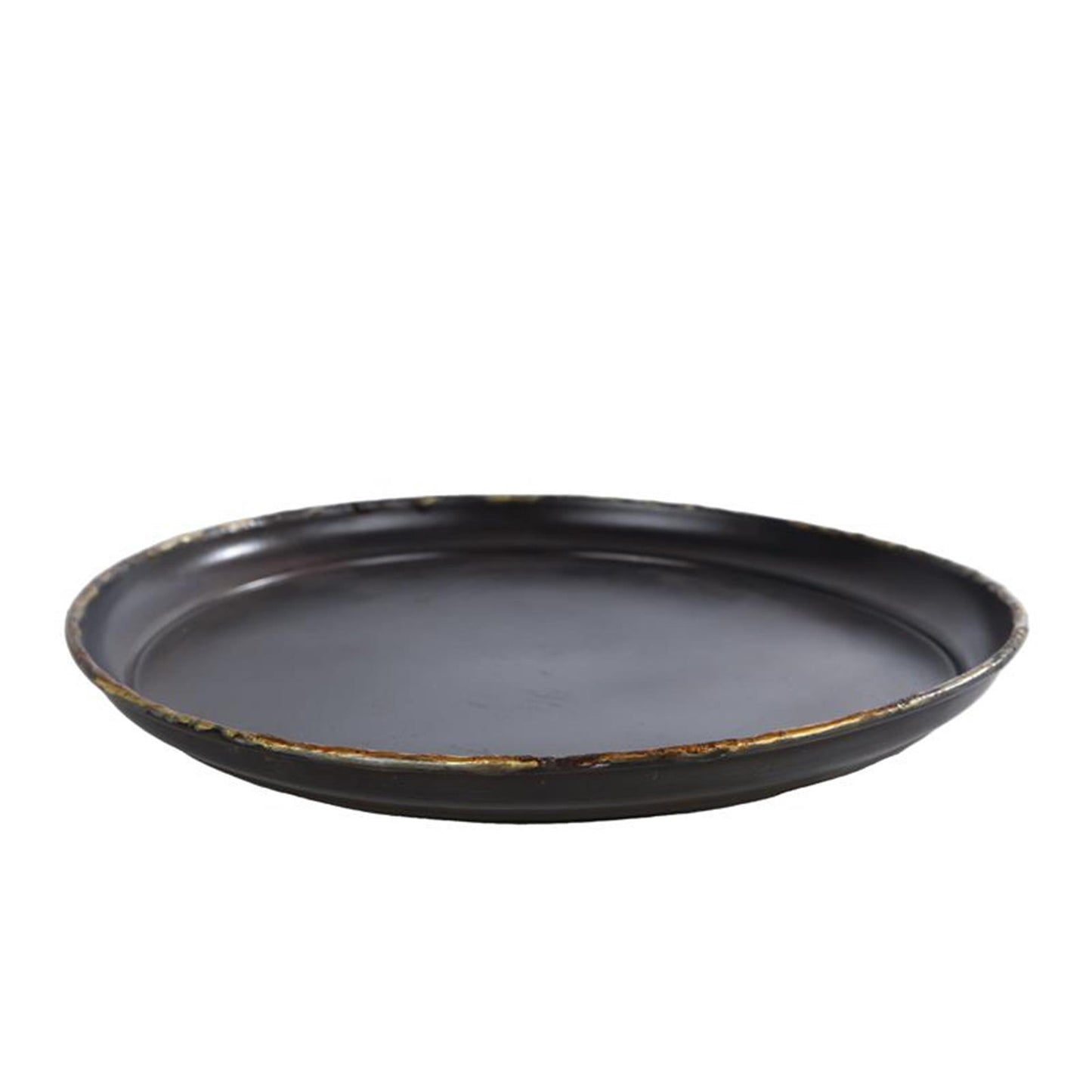 Cosydecor onderbord hidde antiek bruin metaal 25x25x2cm