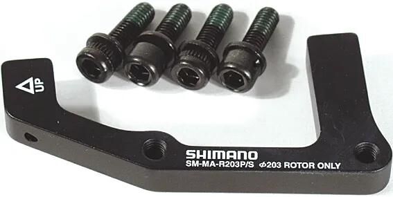 Shimano remblokhouder adapter disc br.adapter shim. pm is 203mm rear