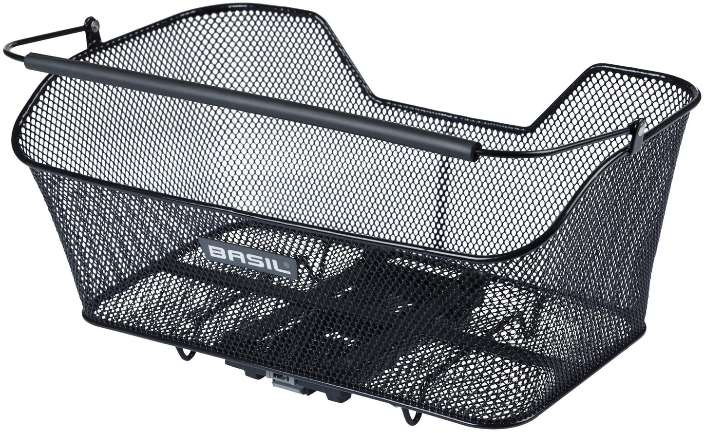 Basil fietsmand base xl achtermand mik 44 x 23 x 17 cm - zwart