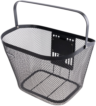 Contec fietsmand, voorop cappu kf ct vr-basket cappu kf ste 35x26x25 cm black