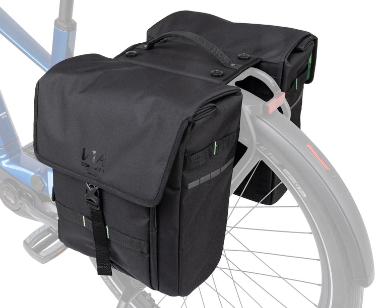 Contec doppeltasche via weekender ct twin bags via weeke rt black
