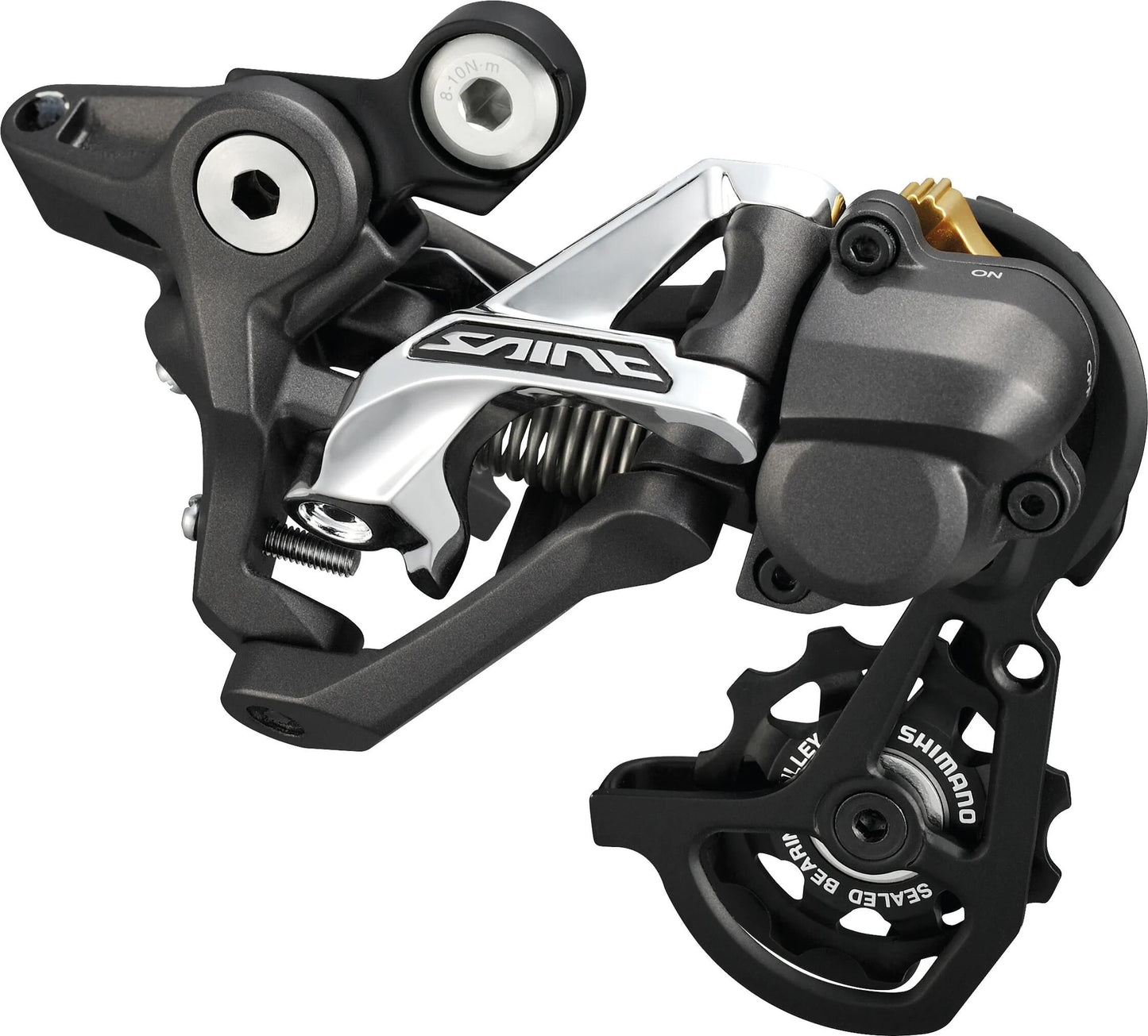 Shimano achterderailleur saint rd-m820 shim.rear derail.saint rdm820 10sp bl.