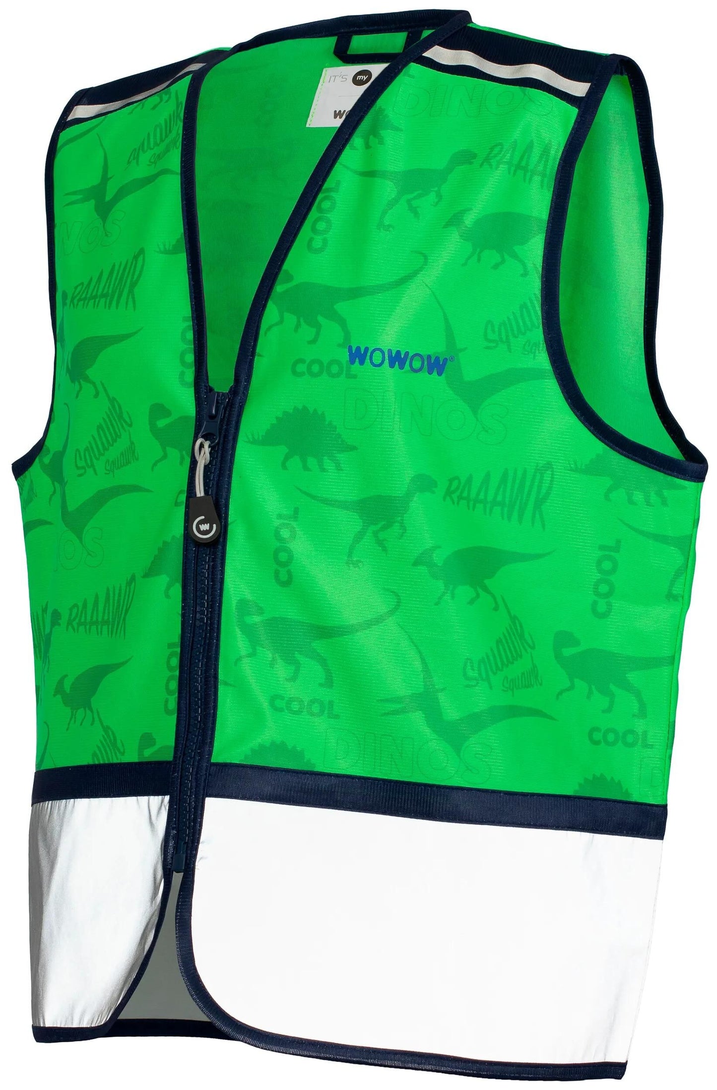Wowow weste zippy jacket green reflective children zippy green gr. s