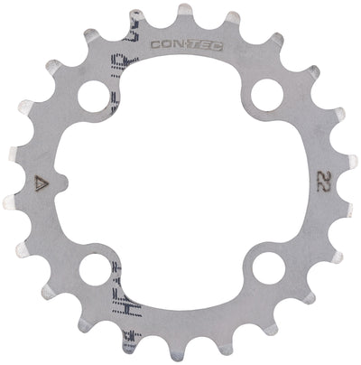 Contec kettingblad c.drive ct chain ring c.drive 22t 64mm silver