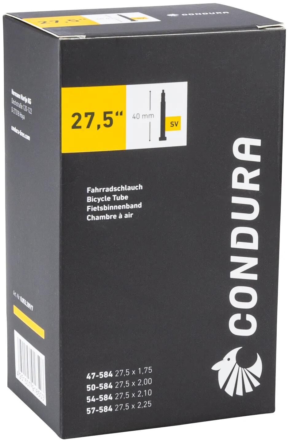 Condura binnenband 27,5 tube 27.5 sv40 47 57-584
