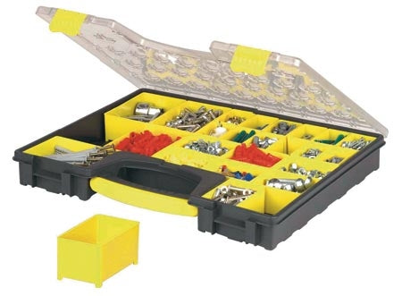 Stanley organizer pro 25 vakken gereedschapsbox (zwart geel, 25 vakken)