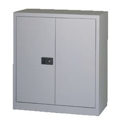 Draaideurkast laag staal 91,4x40x100 grijs