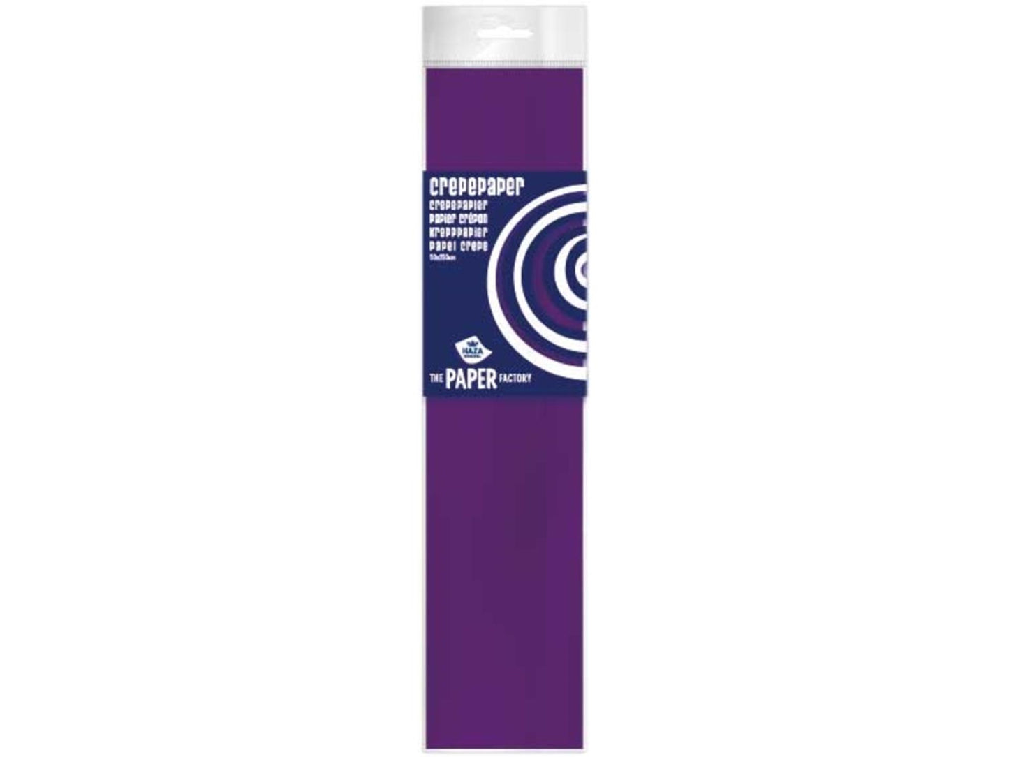Haza crepepapier 50x250 cm c22 paars pak a 10 rol