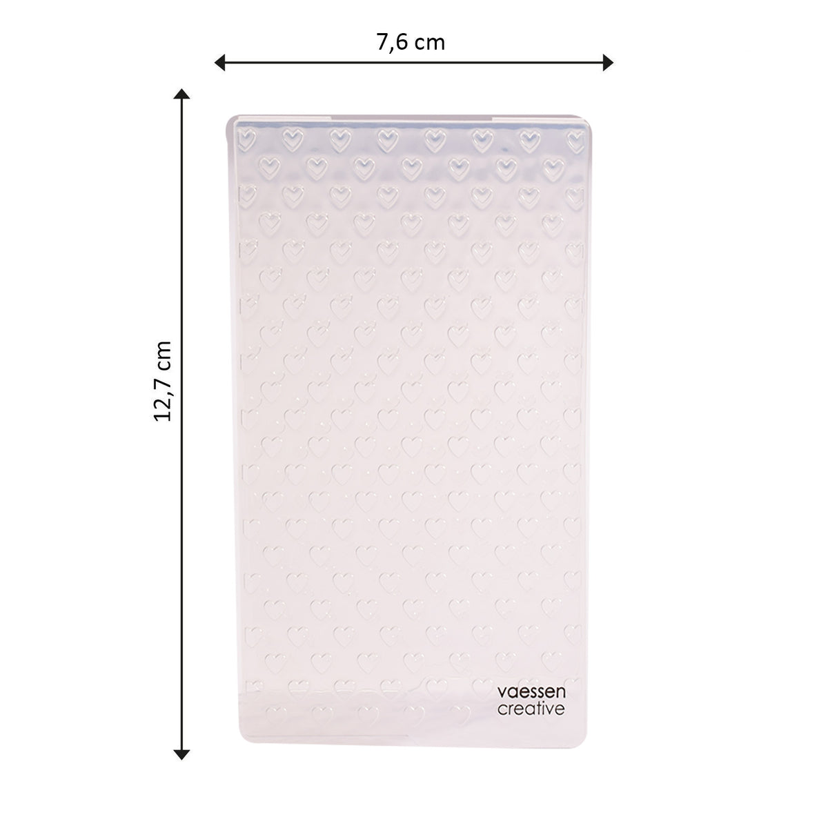 Vaessen creative • embossing folder kleine harten