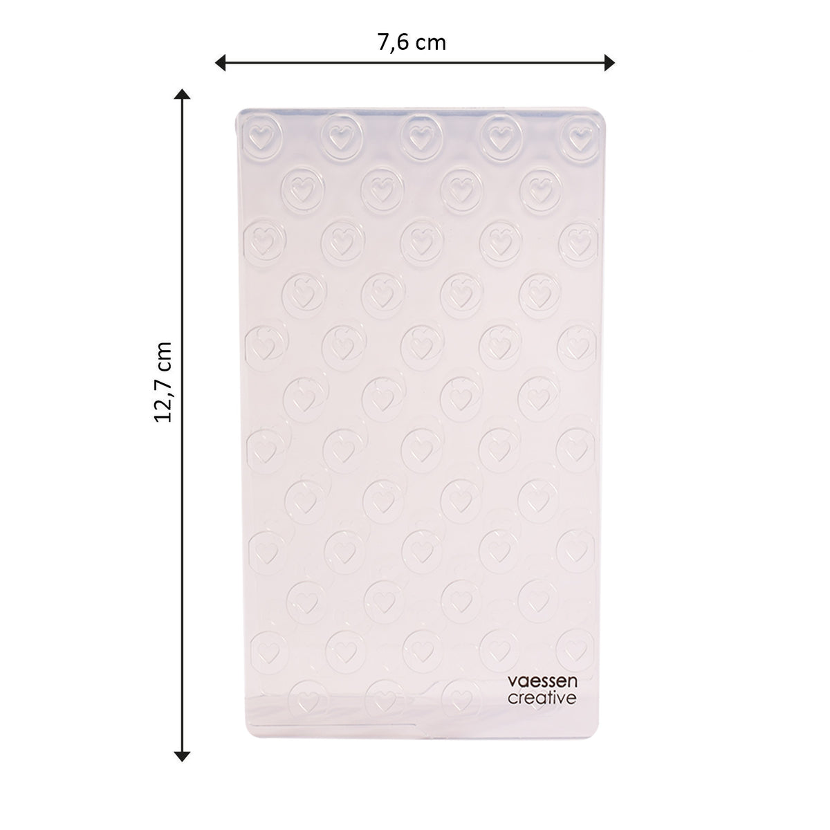 Vaessen creative • embossing folder hartbubbel
