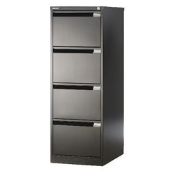 Archiefkast bisley 47 x 62,2 x 132,1 cm zwart 4 laden