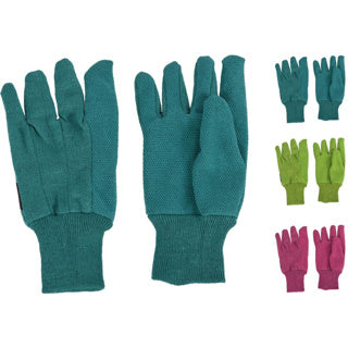 Tuinhandschoenen 3 assorti uni kleu | 2 stuks
