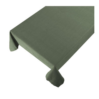 Linen more tafelkleed indi army green 140 x 250 cm