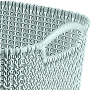 Curver knit opbergmand maat l 19 l blauw