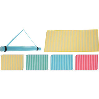 Strandmat 180x75cm 4 assorti kleuren | 4 stuks