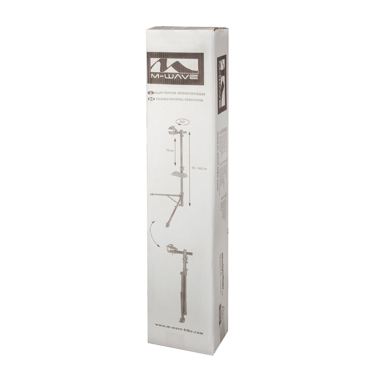 M-wave reparatiestandaard opklapbaar - zwart