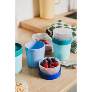 Day to day muesli pot 400ml+180ml sky cobalt | 2 stuks