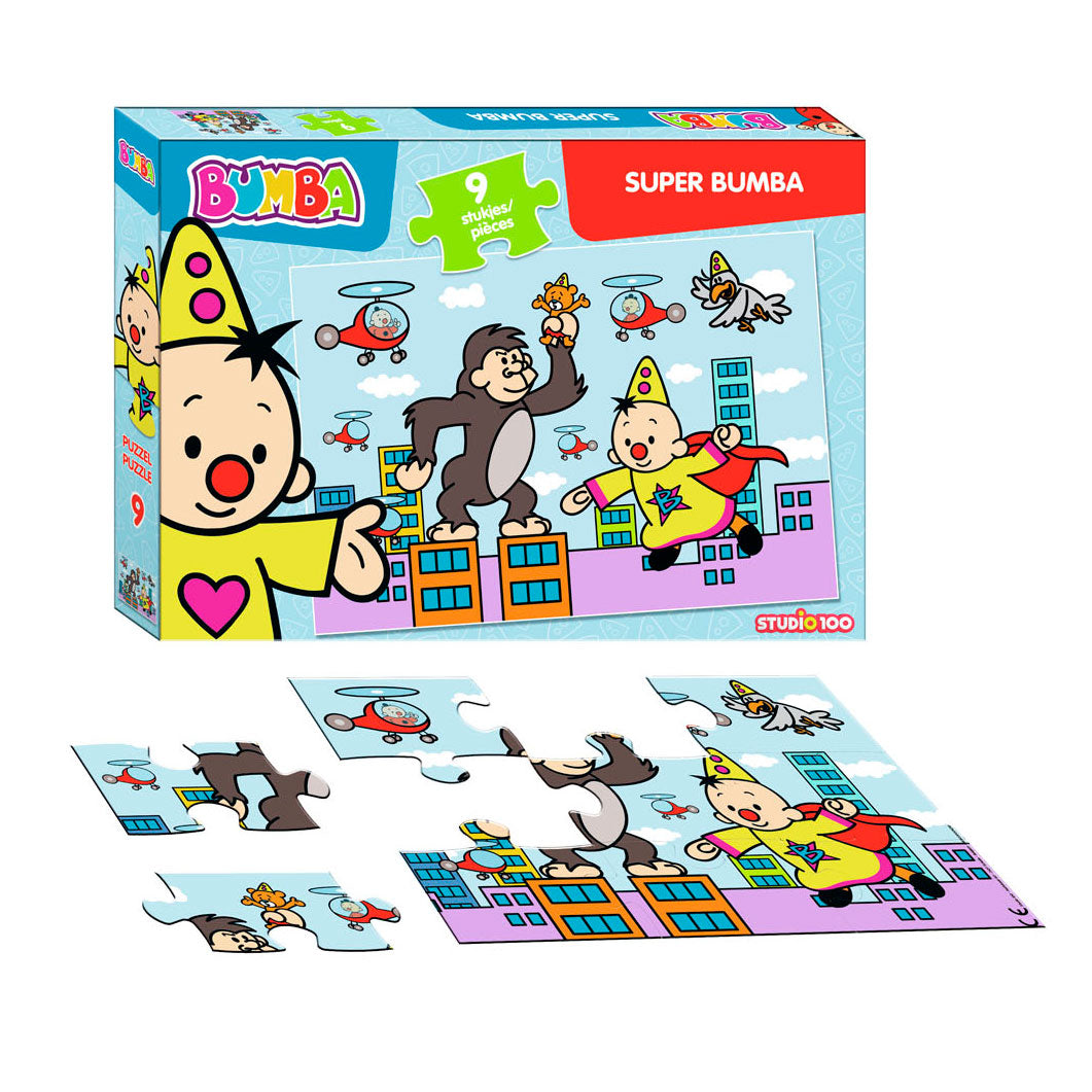 Studio 100 bumba puzzel super bumba, 9st.