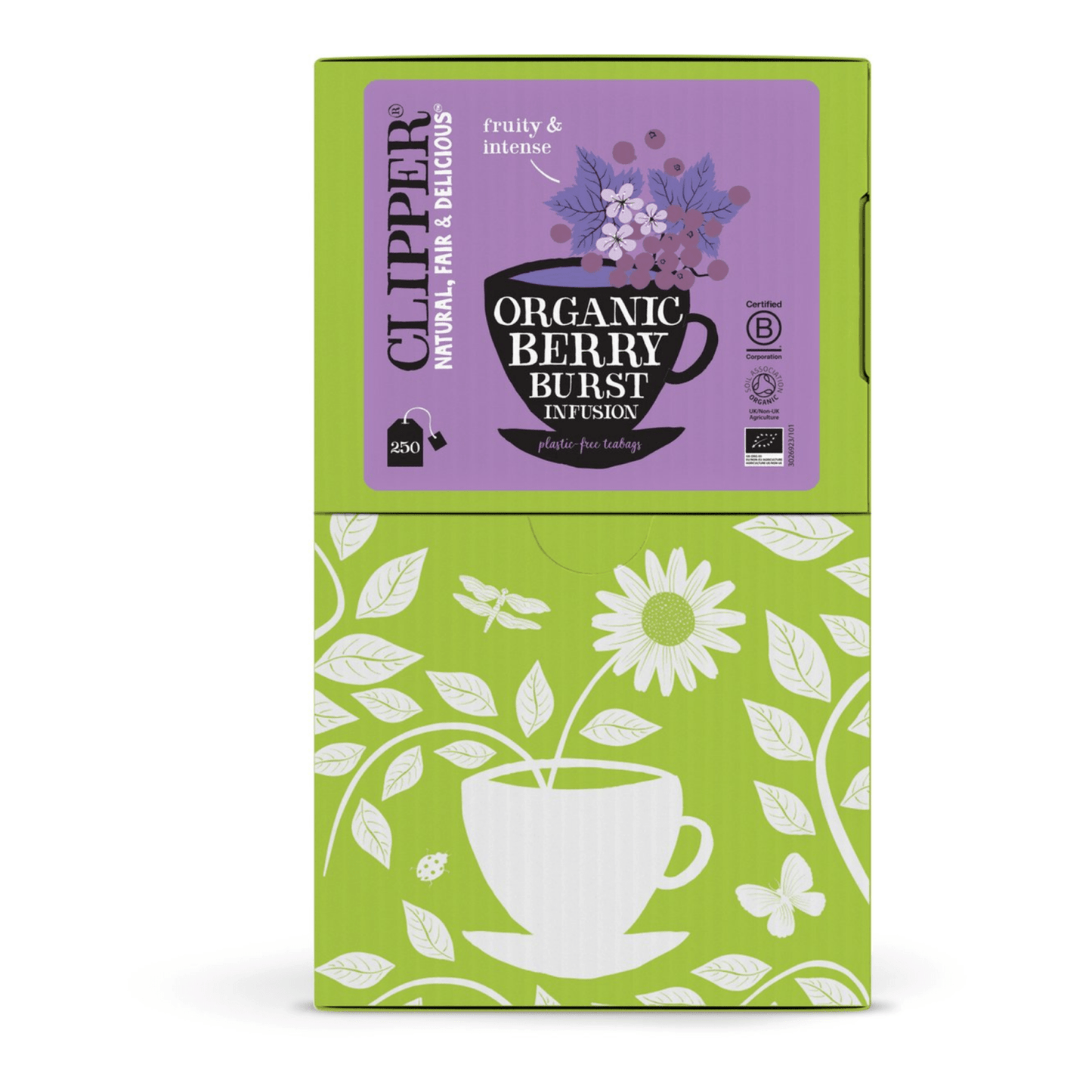 Clipper thee clipper infusion berry burst bio (250 stuks)
