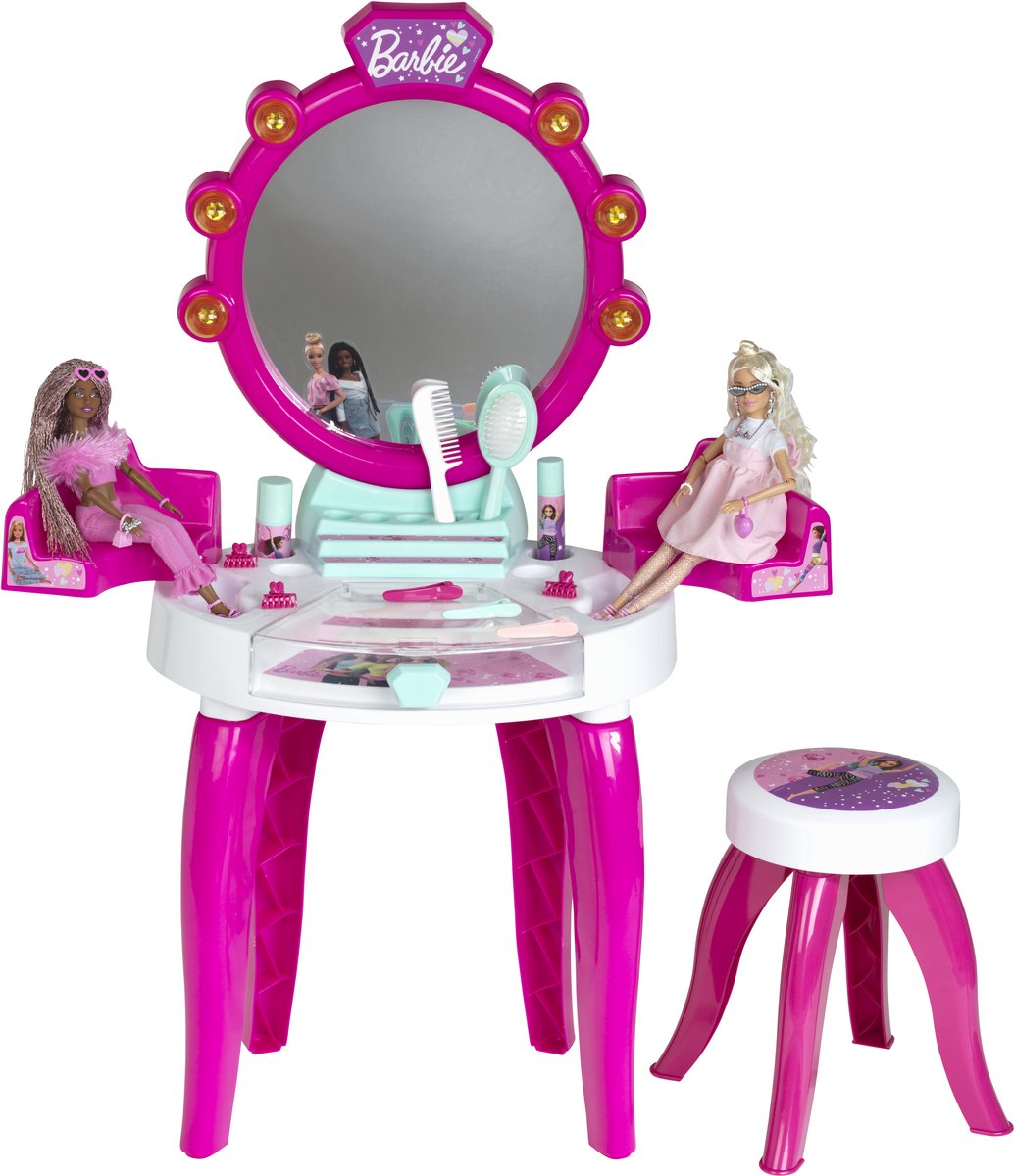 Klein toys - barbie - schoonheidsstudio met licht en geluid