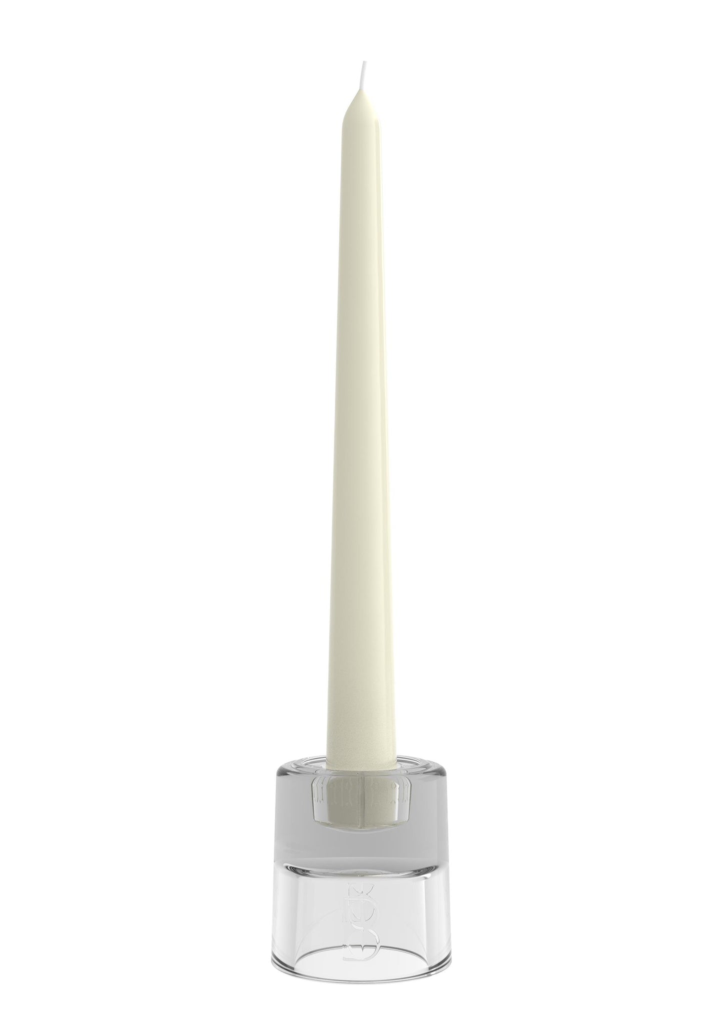 Bolsius glazen kandelaar 2-in-1-waxinelichthouder of kandelaar