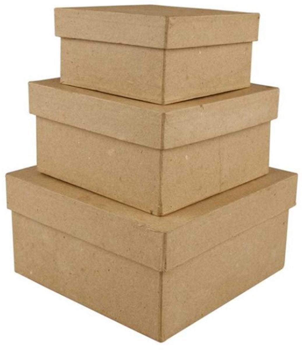 Creativ company https: www.cchobby.nl vierkante-dozen-h-5-6-7-5-cm-afm-10-12-5-15-cm-3-stuk-1-set