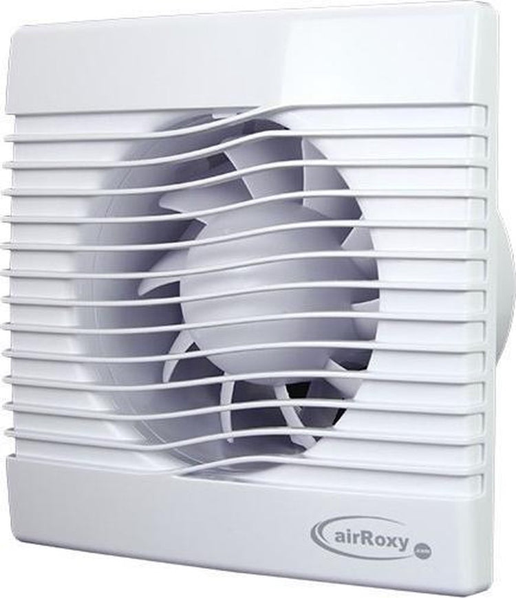 Air roxy badkamerventilator met timer 100 mm wit - prim100ts