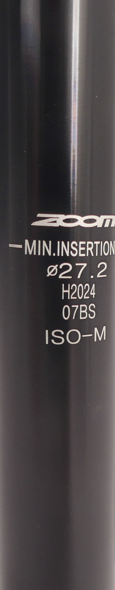 zadelpen vast 27.2 x 350 mm aluminium zilver