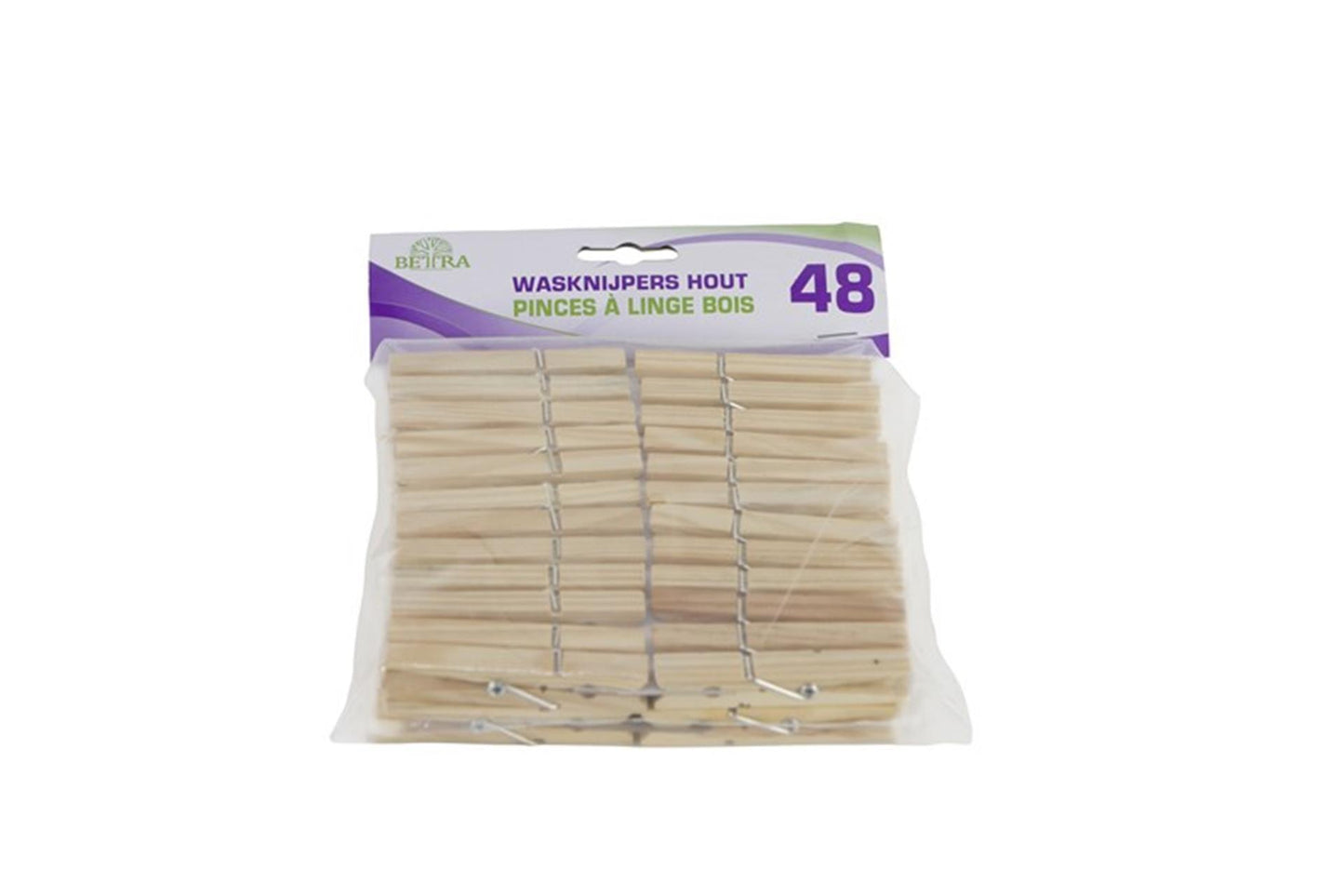 Luva betra wasknijpers hout set ã 48