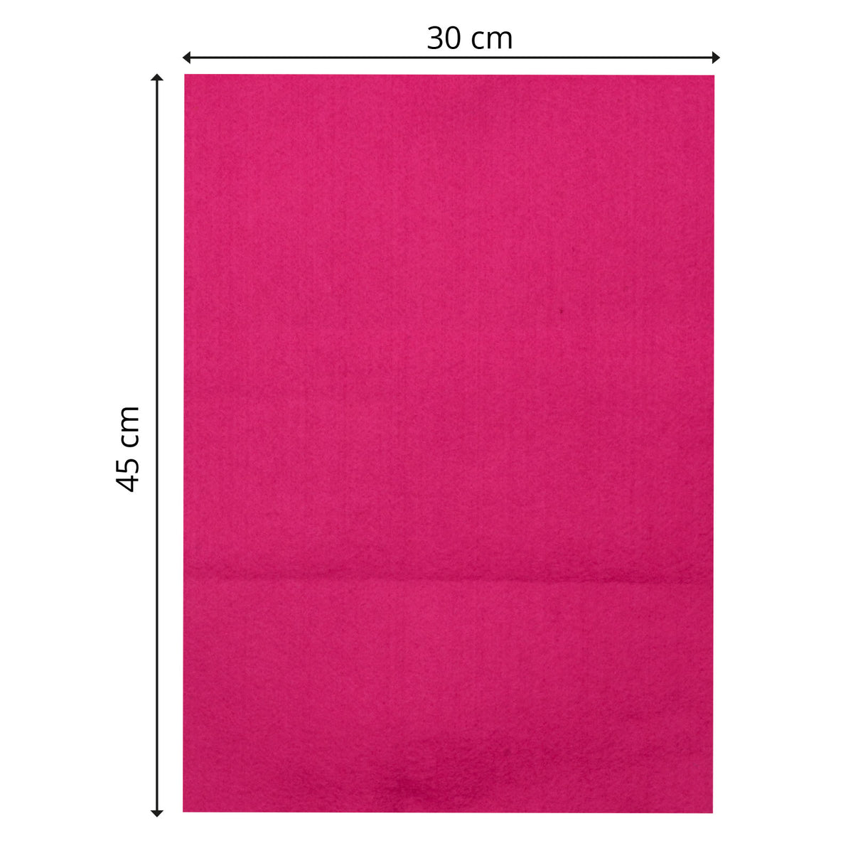 Vaessen creative • vilt 3,5mm 30x45cm fuchsia