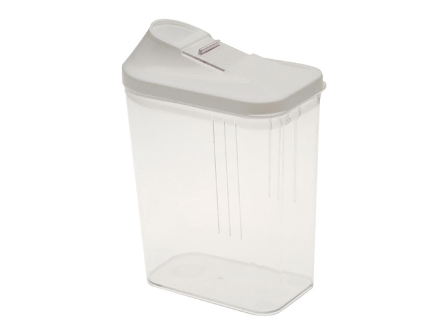Keeeper strooibus 1,5l 11,5x7x21cm wit transparant
