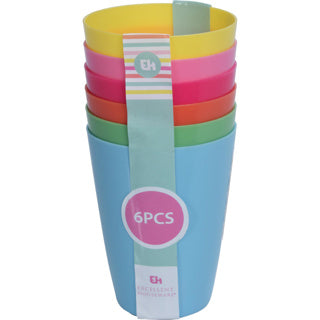 Excellent houseware bekerset 6 stuks 270 ml | 6 stuks