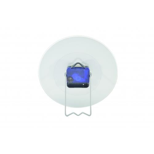 Nextime klok 5172 little disco, ø20 cm, wall, silver