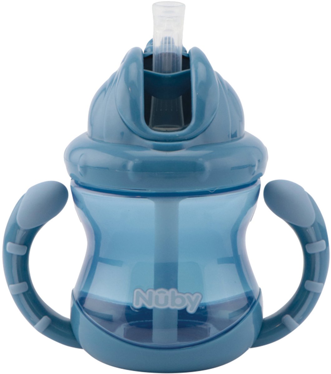 Nûby nuby flip-it drinkbeker - 240 ml - blauw
