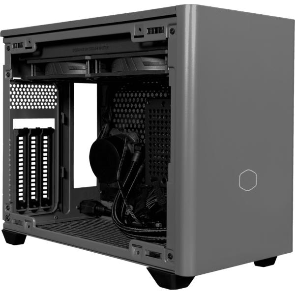 Cooler master nr200p-mcnn85-sl0 masterbox nr200p max black gray, mini-itx, usb 3.2 gen 1, 2x 2.5