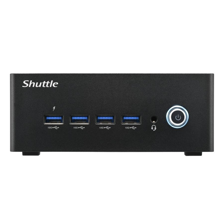 Shuttle na10h7 nano pc na10h7, amd ryzen™ 7-8845hs apu, radeon780m , 2xhdmi, 2xusb-c 4.0(dp) 2x2.