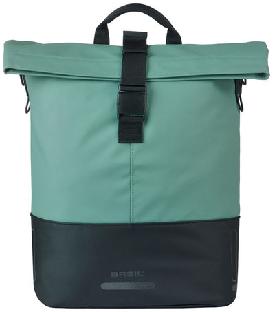 Basil cove shopper mik 14-16l 14 x 29 x 36 cm - groen zwart