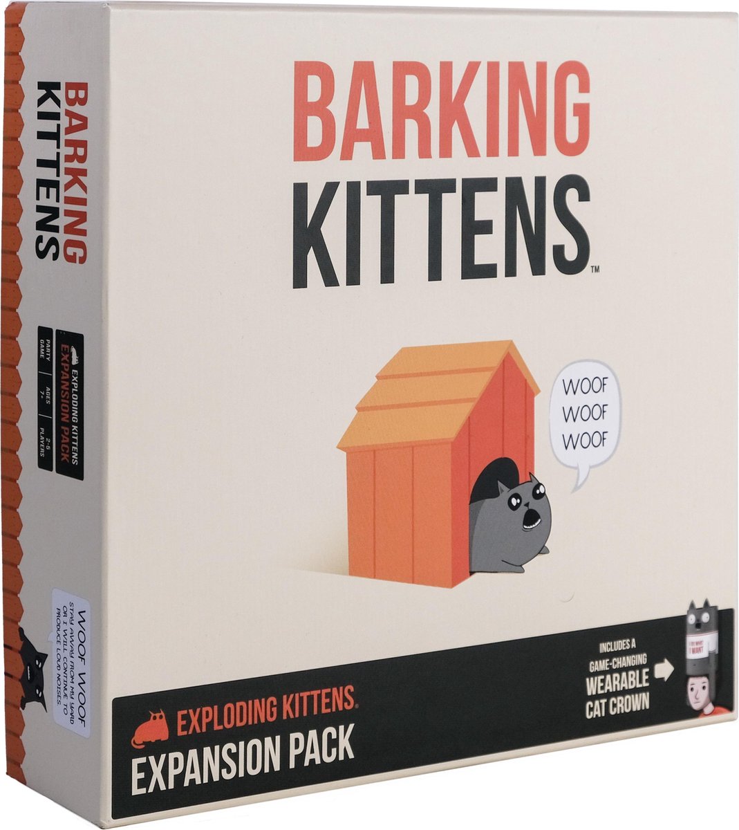 Exploding kittens barking kittens uitbreiding - engelstalig kaartspel