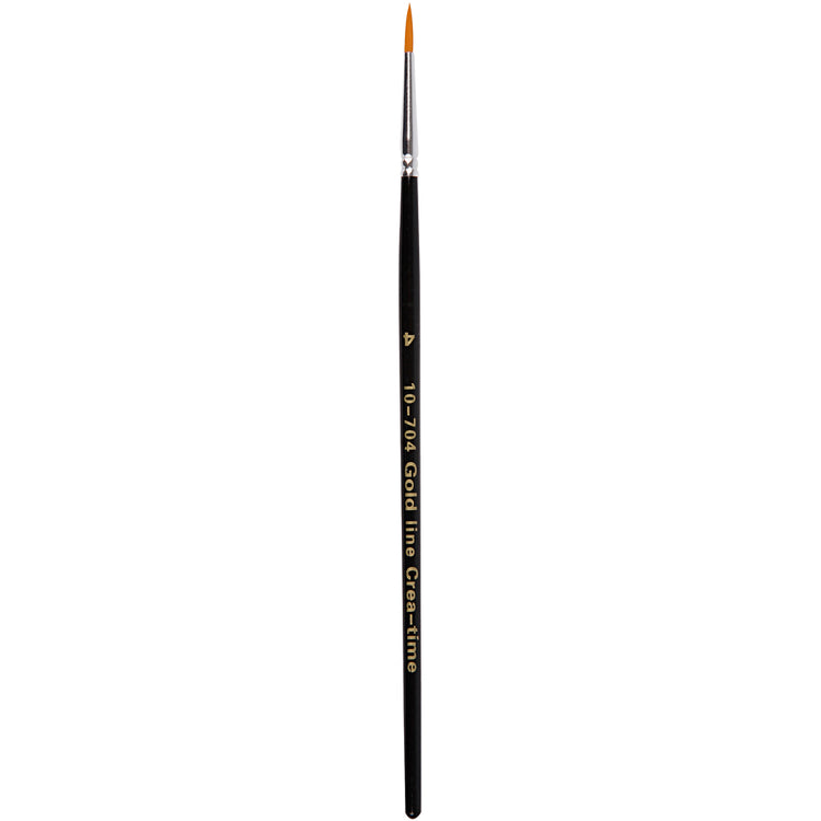 Gold line penselen, afm 4, l: 17 cm, b: 2,5 mm, rond, 12 stuk 1 doos