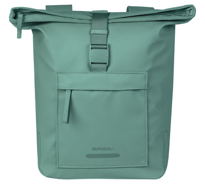 Basil dubbele fietstas brooklyn 41l 14 x 30 x 37 cm - groen