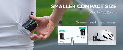 Cycplus elektrische accupomp as2 ultra - zwart