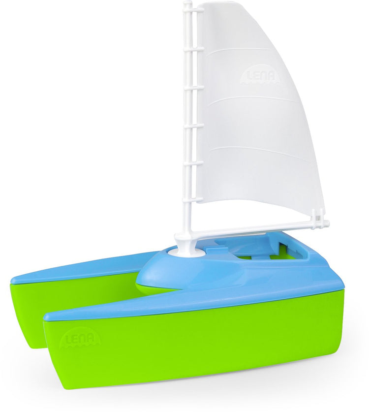 Lena zeilboot speelgoed - kleurrijke badspeelgoed boot voor kinderen.