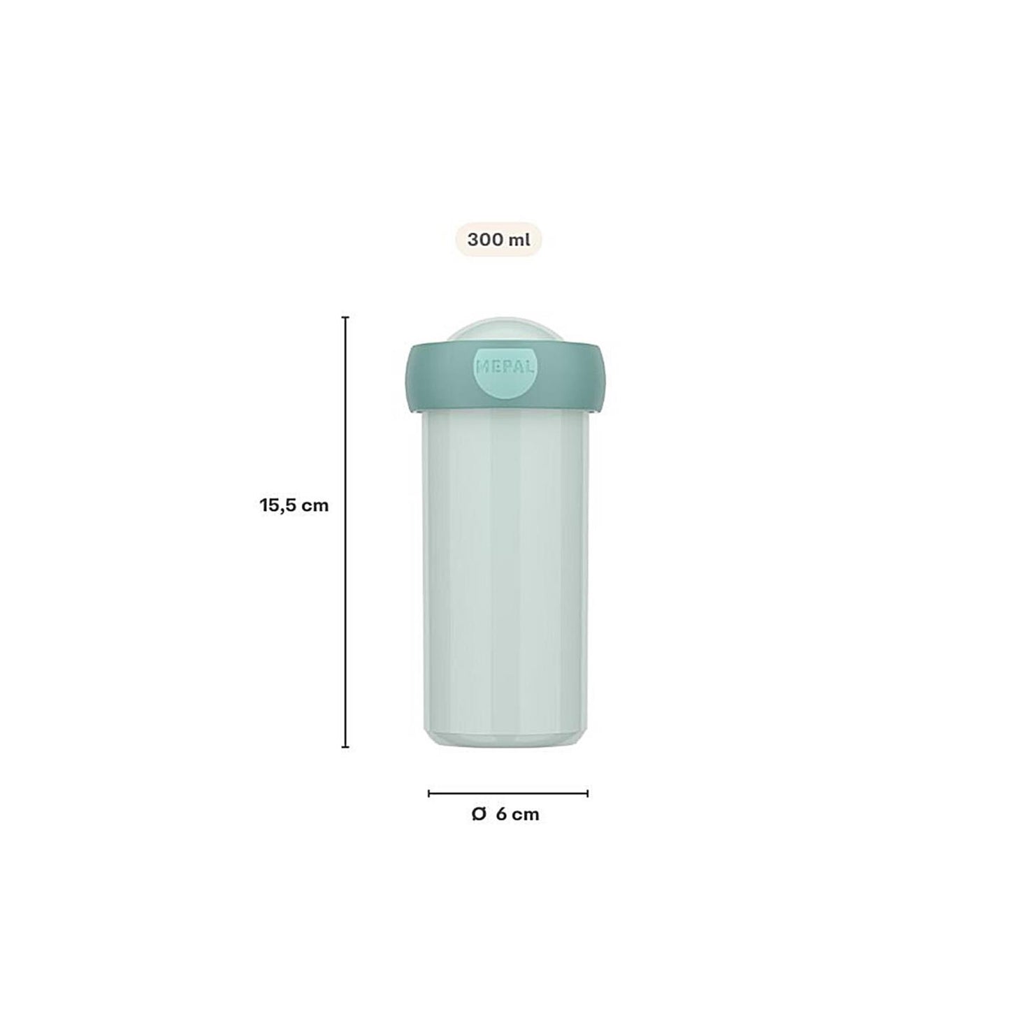 Mepal unicorn glow schoolbeker campus 300ml